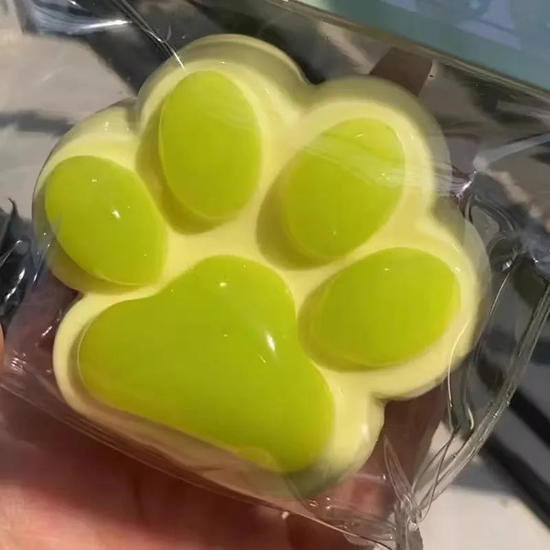 Squishy Cat Paw Stress Toy | Soft Jelly Fidget Toy for Anxiety Relief lifestyle view