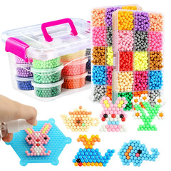 300pcs DIY Water Spray Beads 36 Colors Refill Beads Puzzle Crystal Set Ball Game 3D Handmade Magic T