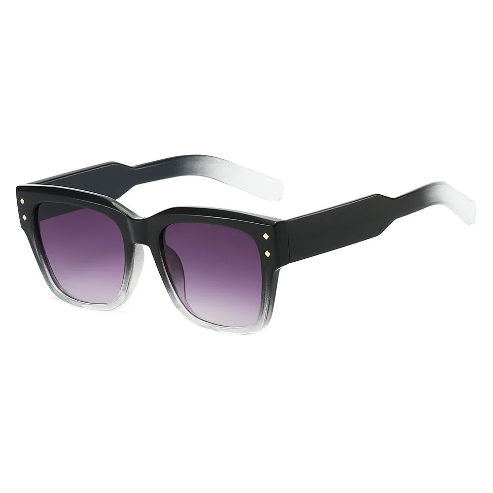 Classic Square Sunglasses UV400 | Unisex Fashion Shades lifestyle view