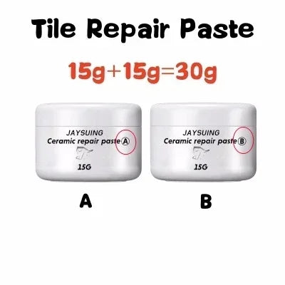 White Porcelain Repair Kit | Ceramic Repair Paste for Tubs, Tiles, Toilets, and Sinks alternate view