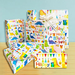 1 Roll 17 Inch X 32.8 Feet Birthday Wrapping Paper,Birthday Gift Wrapping Paper,Wrappi close-up view