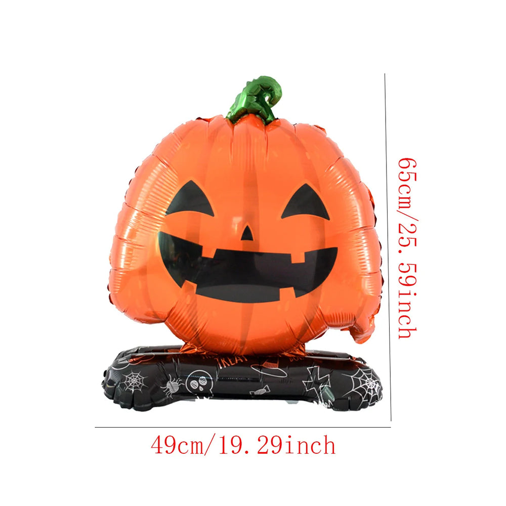 Stand Pedestal Halloween Party Balloons Ghost Skull Pumpkin Tree Wizard Shape Balloon alternate view