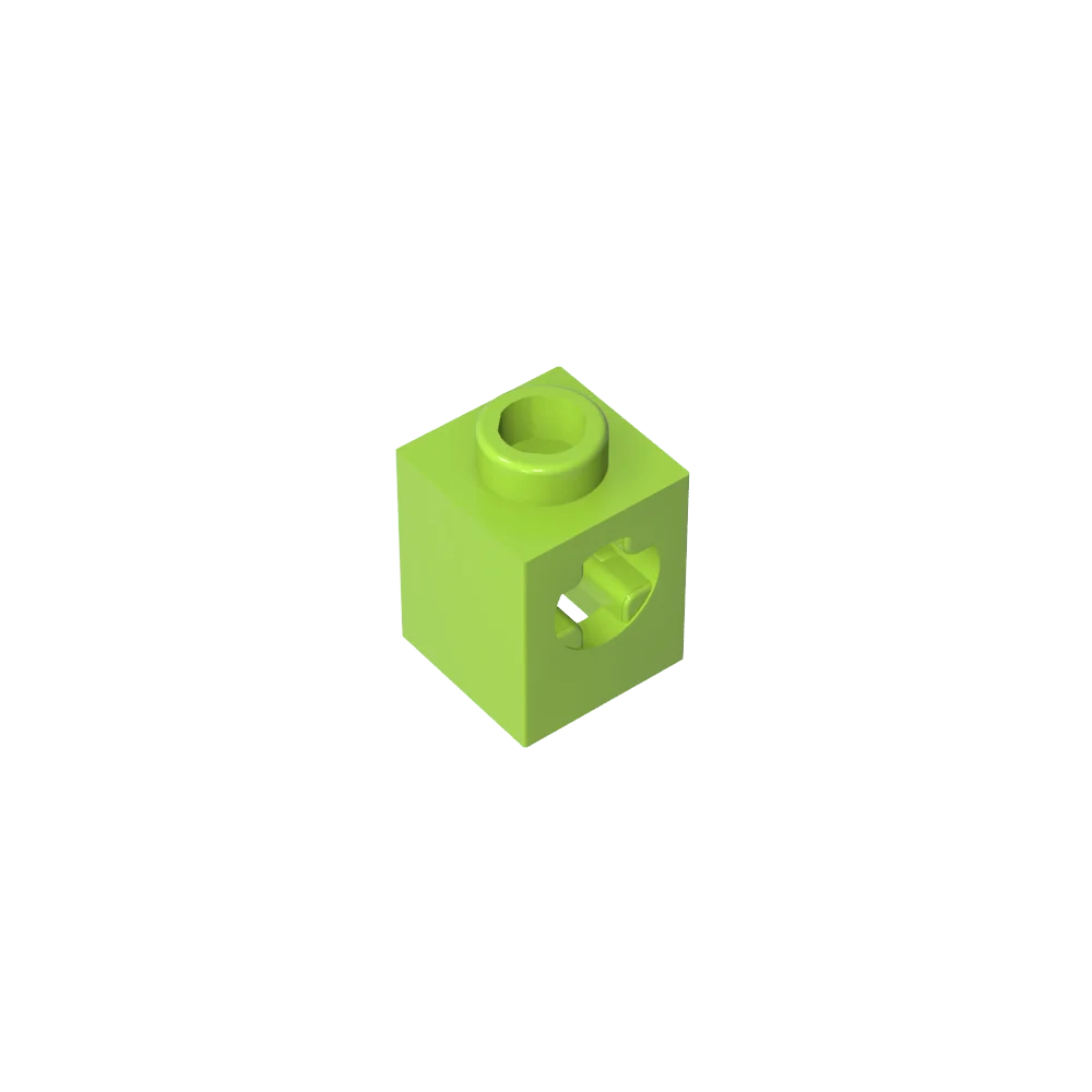 Gobricks GDS-2196 Technical Brick 1 x 1 with Axle Hole | Building Block for Lego alternate view
