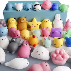 Cute Squishy Fidget Toy | Kawaii Mochi Cat Stress Reliever for Kids and Adults alternate view