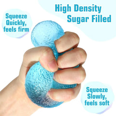 Textured Squishy Squeeze Toy | Malt Sugar Filled Stress Cube Fidget Toy detail view