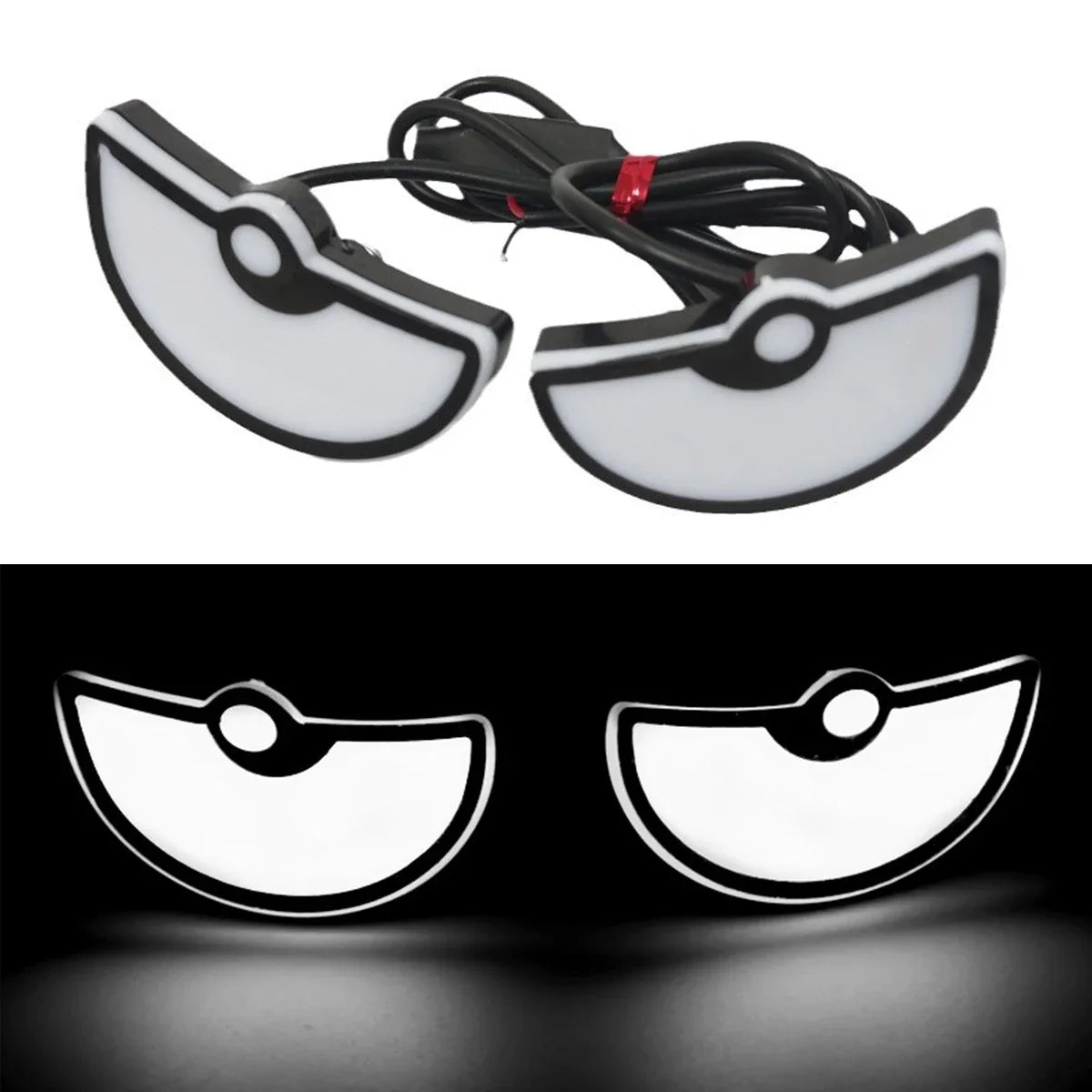 2PCS Car Motorcycle LED Devil Eyes Light | 12V Demon Eyes Decoration Lamp alternate view