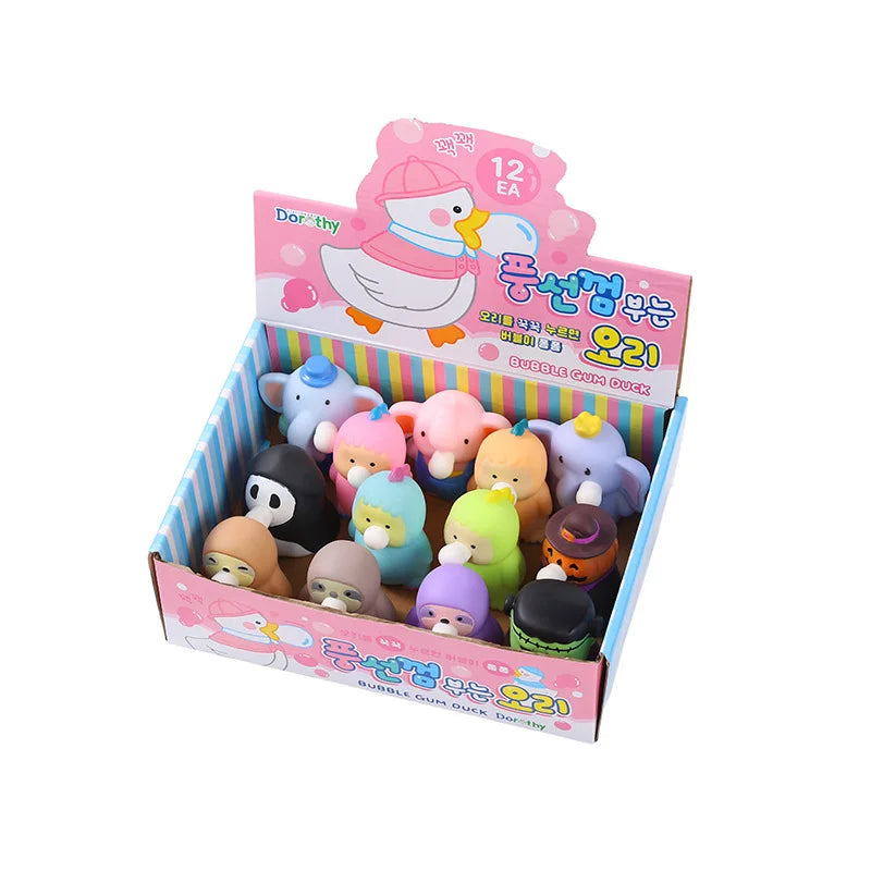 Animal Cute Anti-Stress Ball Decompression Cute sloth blowing bubbles Toys Abraact additional angle