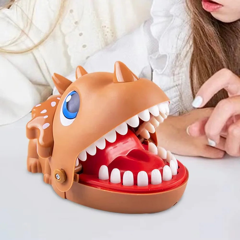 Triceratops Game Toys Biting Finger Big Mouth Crocodile Dinosaur Toy Biting Hand Shar lifestyle view