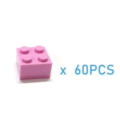 60pcs DIY Building Blocks Thick Figures Bricks 2x2 Dots | Educational Creative Toy fo alternate view