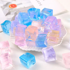 10 Pack Ice Cube Sensory Stress Balls | Mochi Squishies Squeeze Toys for Adults and K alternate view