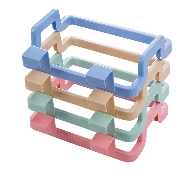 Hanging Trash Bag Rack Garbage Bag Rack Rubbish Bag Storage Rack Holder Portable Cabi lifestyle view
