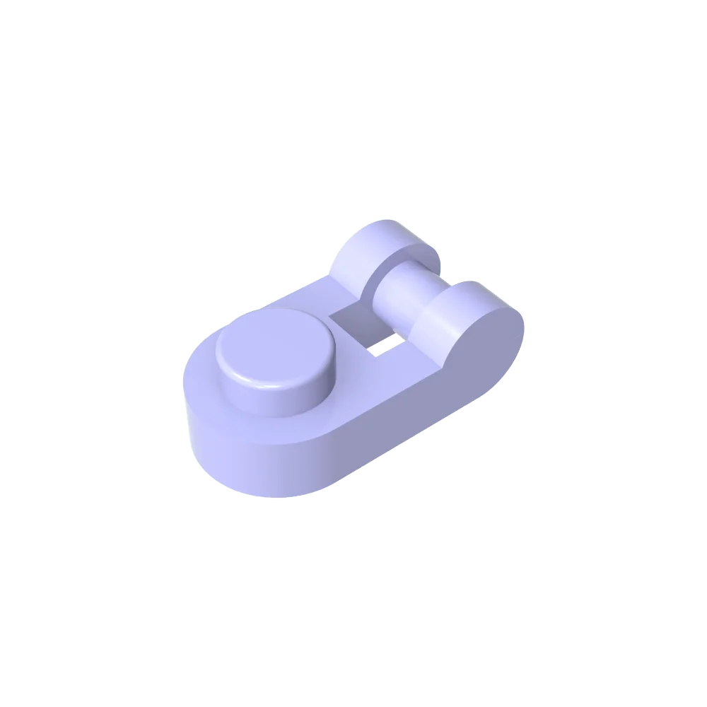 Gobricks GDS-1290 Plate Special 1 x 1 Rounded with Handle | Compatible Building Block close-up view