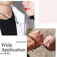 Heart Round Magnetic Clasps Set | DIY Jewelry Connector Charms close-up view