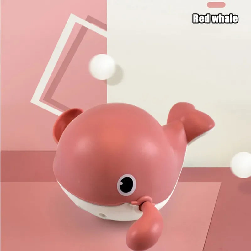 Baby Bath Toys Bathing Cute Swimming Turtle Whale Pool Beach Classic Chain Clockwork W close-up view