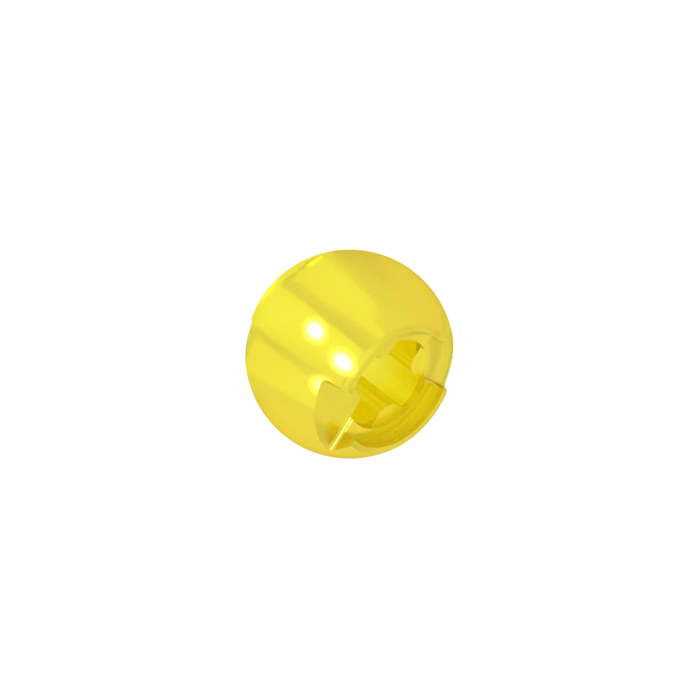 Gobricks GDS-1056 Technical Ball Joint with Through Axle Hole | Compatible Building Bl close-up view