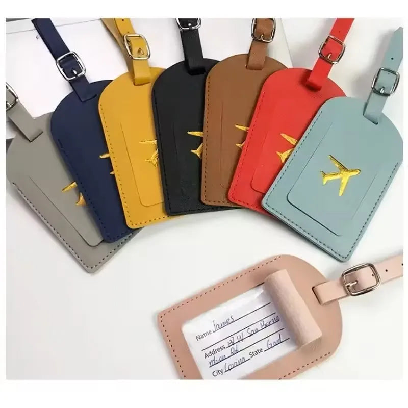 Label Luggage Boarding Case Label Name Address Clip Travel alternate view