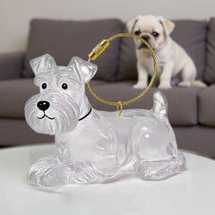 Clear Puppy Hair Memorial Keepsake Capsule Pet's Dog Fur Container DIY Pendant Keychain Decor Pet Lo