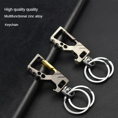 Heavy Duty Keychain Bottle Opener Carabiner | Metal Key Ring for Men and Women alternate view