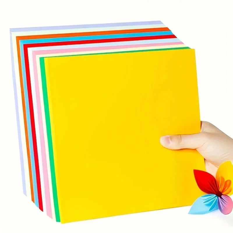 10 Color Cardstock Paper Pack | 100 Sheets for Origami, Crafts and Sewing additional angle