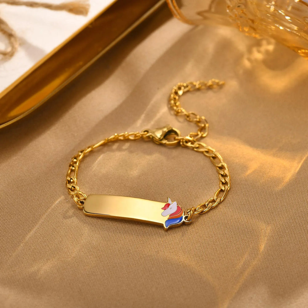Custom Name Blessing Bracelet for Girls | Stainless Steel Personalized Gift alternate view