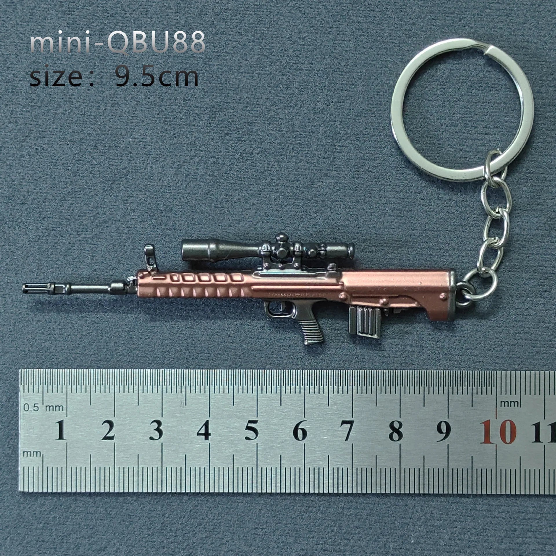 Mini Keychain Pendant Peace Elite 98k Alloy Gun Model PUBG Battlefield Boy Toy Handsome detail view
