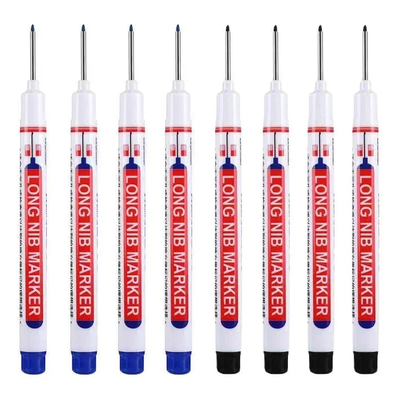 20mm Deep Hole Long Nib Markers Set | Multi-Purpose Perforating Pen for Metal, Wood, and detail view