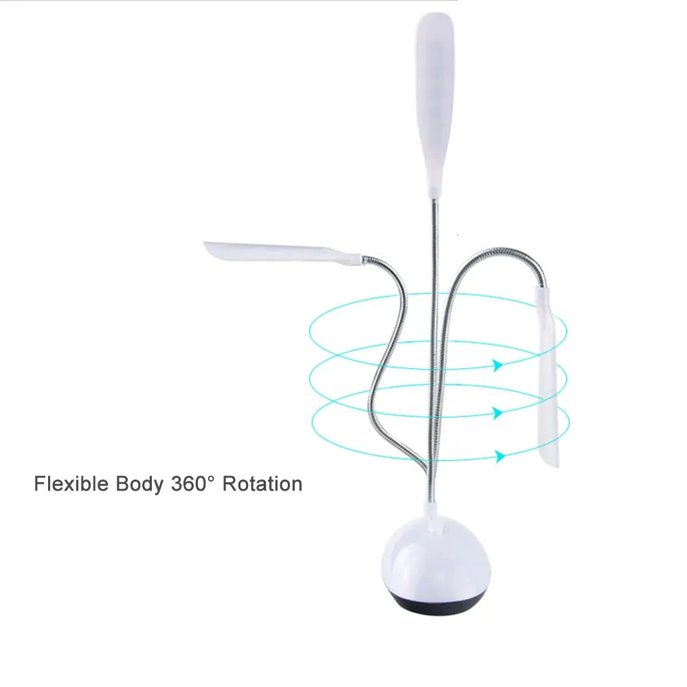 Portable LED Desk Lamp | Eye-Protecting Folding Reading Light for Bedroom and Study additional angle