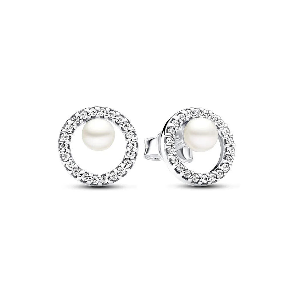 Hot Sell Double Hoop Five-pointed Star Fit Original Charms Diy Fine Jewelry Gift For W close-up view