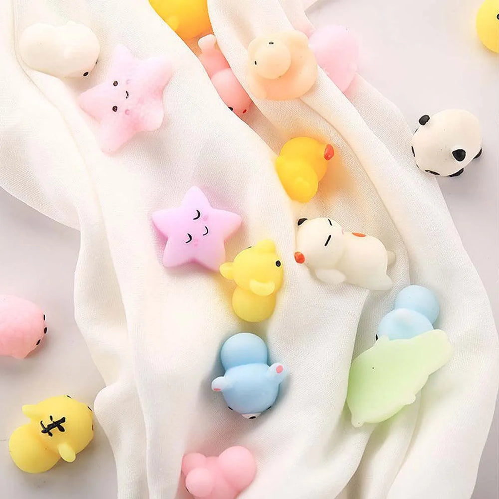 30PCS Pinch the Joyful Animal Tuan, Decompression Tool, Children's Push Scan Code Sma alternate view