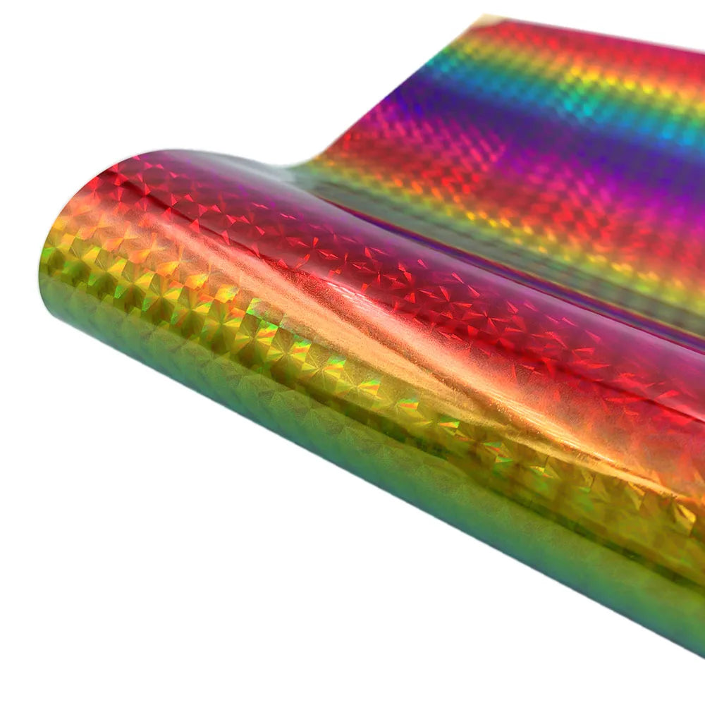 Rainbow Gradient Adhesive Craft Vinyl Sheet | Self-Adhesive Decal for DIY Crafts, Wal alternate view