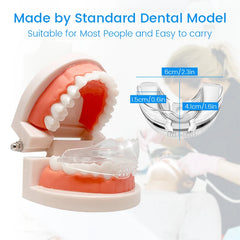 3 Stages Dental Orthodontic Braces Teeth Retainer | Anti Snoring Mouth Guard close-up view