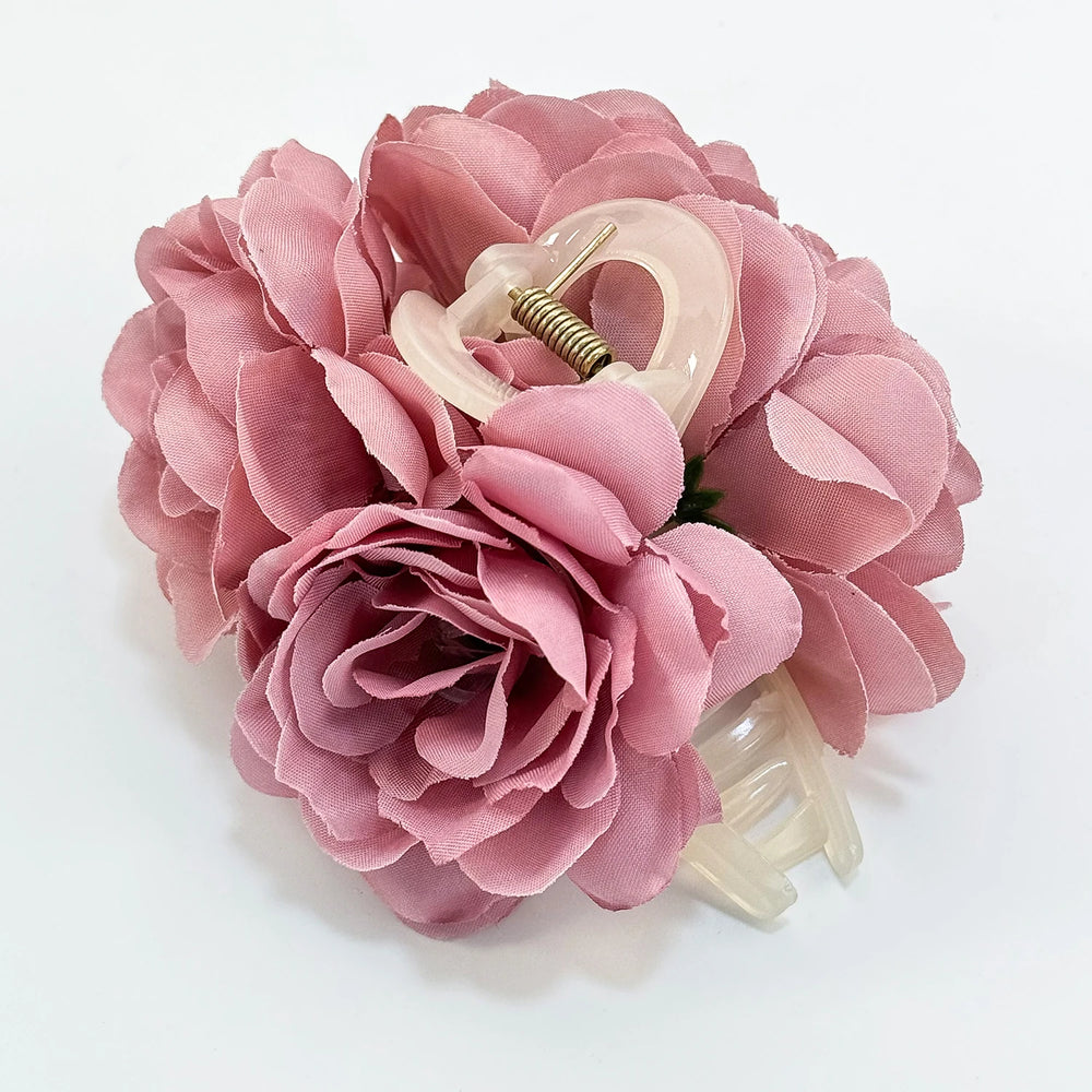Women Girls Flower Hair Claw Clips Wedding Headdress For Bridal Bridesmaid Party Floral detail view