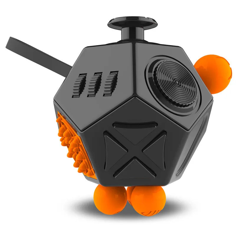 12 Sides Fidget Cube | Anti Stress Sensory Toy for Focus and Calm alternate view