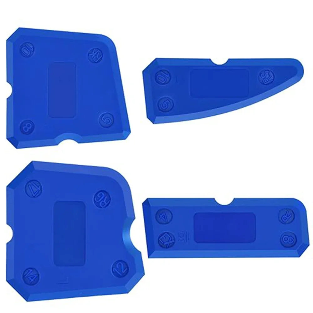 5in1 Silicone Scraper Squeegee Glue Remover Tool Kit | Multifunctional Caulking & Grout detail view