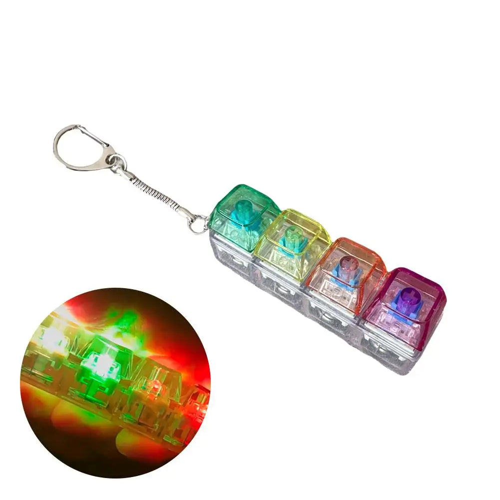 Stress Relief Fingertip Decompression Toys Clicker Fidget Toy | LED additional angle