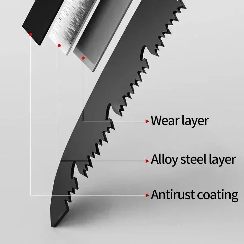 Folding Hand Saw – Portable Pruning and Woodworking Tool