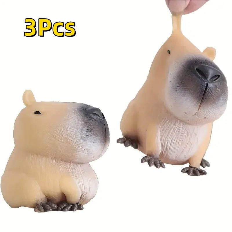 Squishy Cute Capybara Squeezing Toy | Soft Relax Animal Fidget for Adults and Kids alternate view