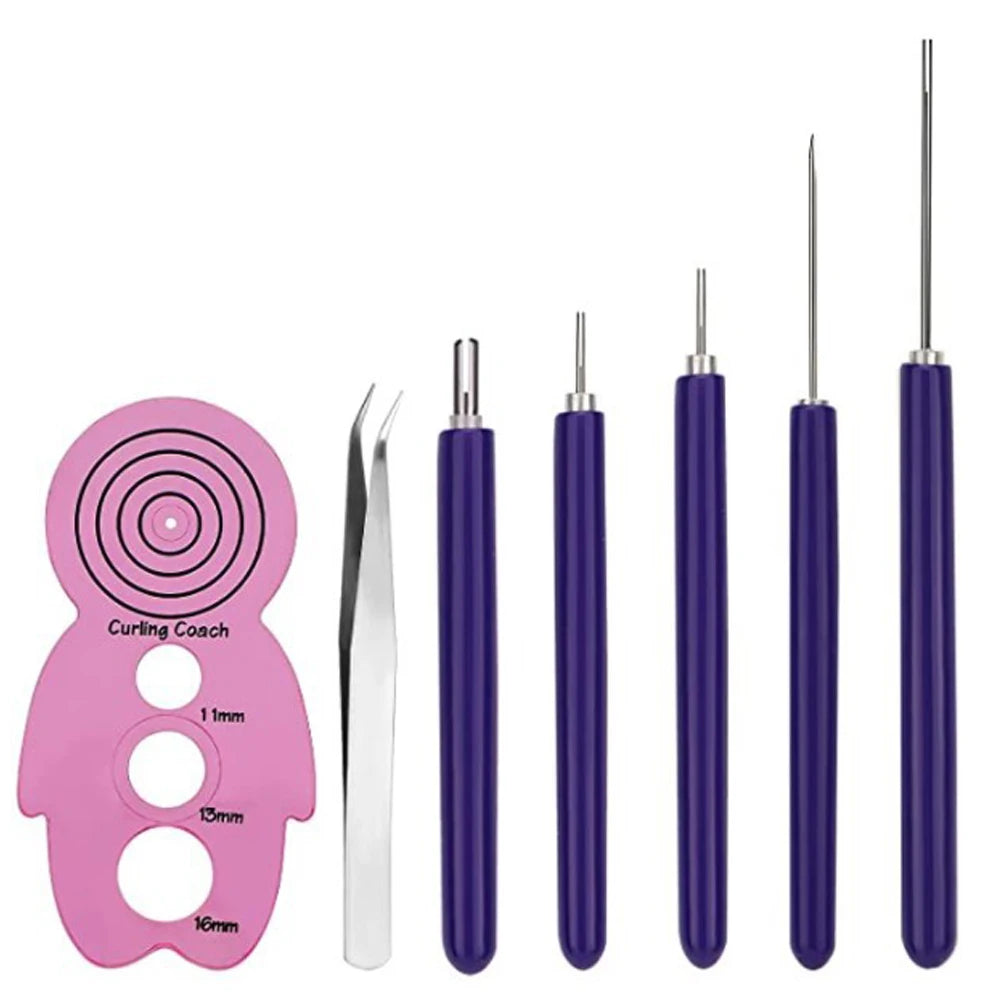 Paper Quilling Tools Set | Slotted Needle Pen Kit for DIY Paper Craft alternate view