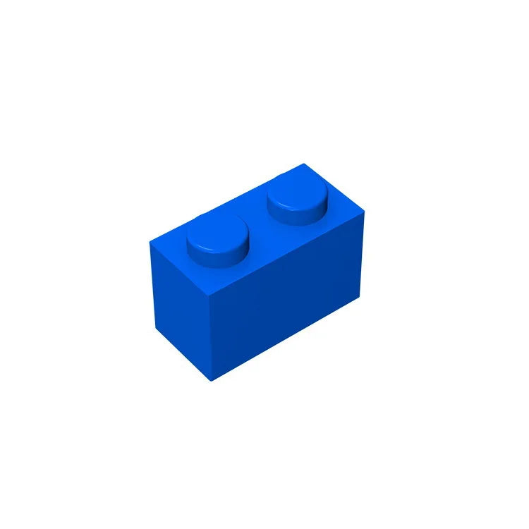 Educational Assemblage Gobricks Brick 1 x 2 without Bottom Tube | Compatible with Leg alternate view