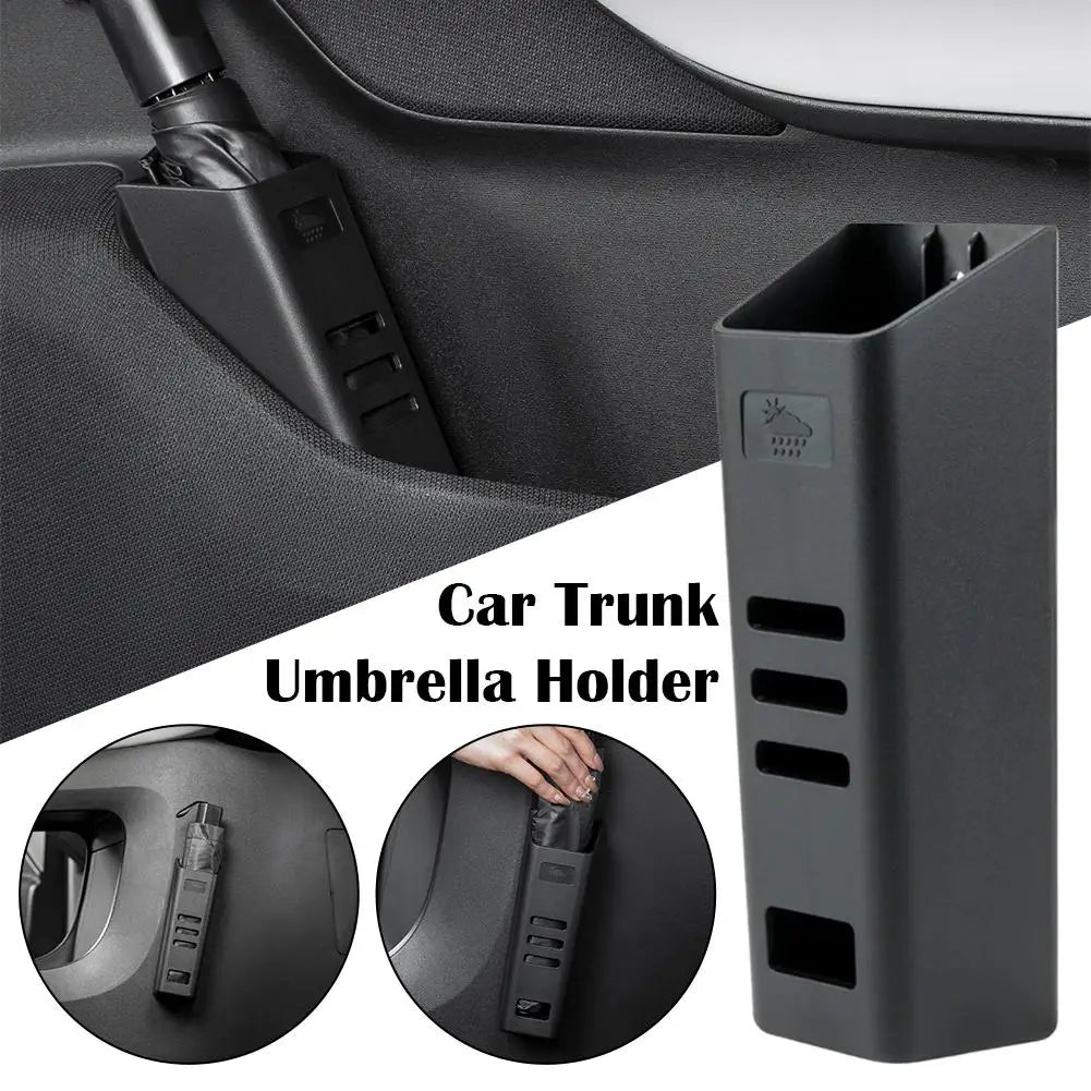Car Umbrella Storage Box Organizer Waterproof Plastic detail view