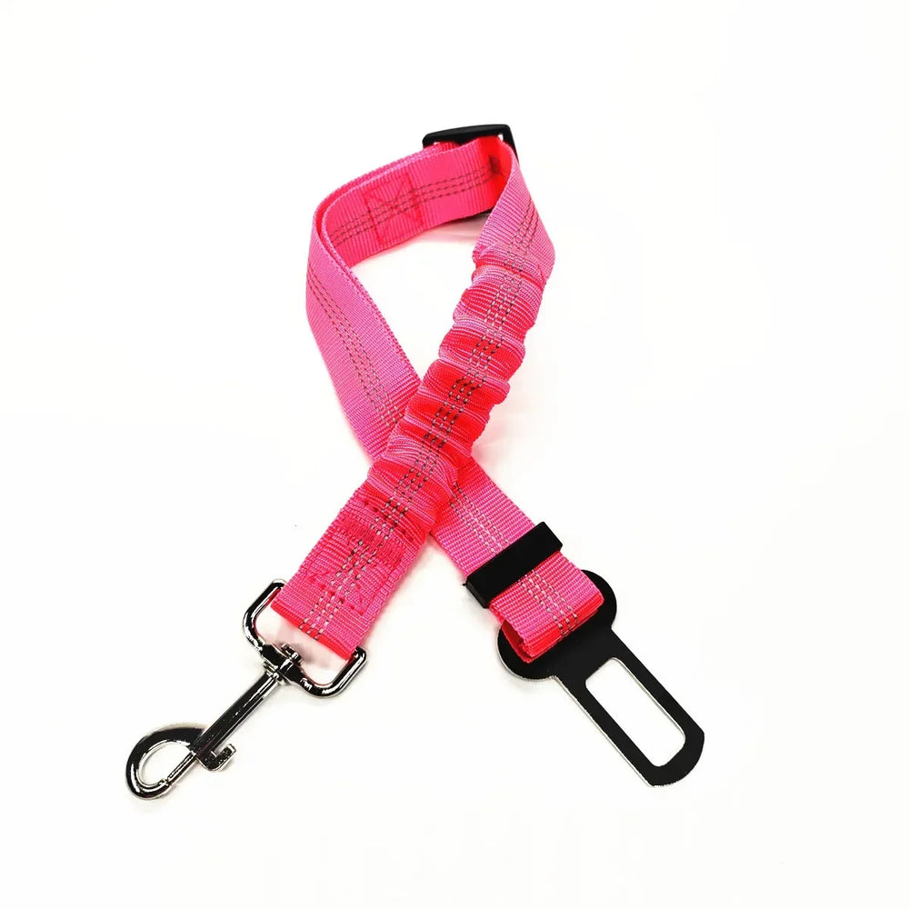 Dog Seat Belt | Quick Release Pet Safety Belt for Car Travel close-up view