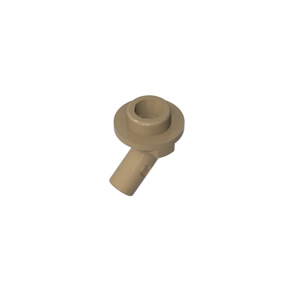 Gobricks GDS-2192 Bar, Angled with Stud on End | Compatible with Lego 65578 Technical Bu detail view