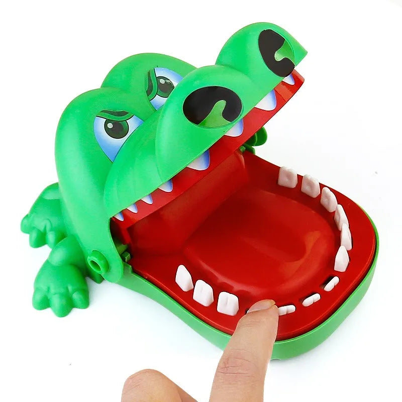 Bite Finger Crocodile Pinch Toy Classic Family Games Party Mischief Children's Lucky G close-up view