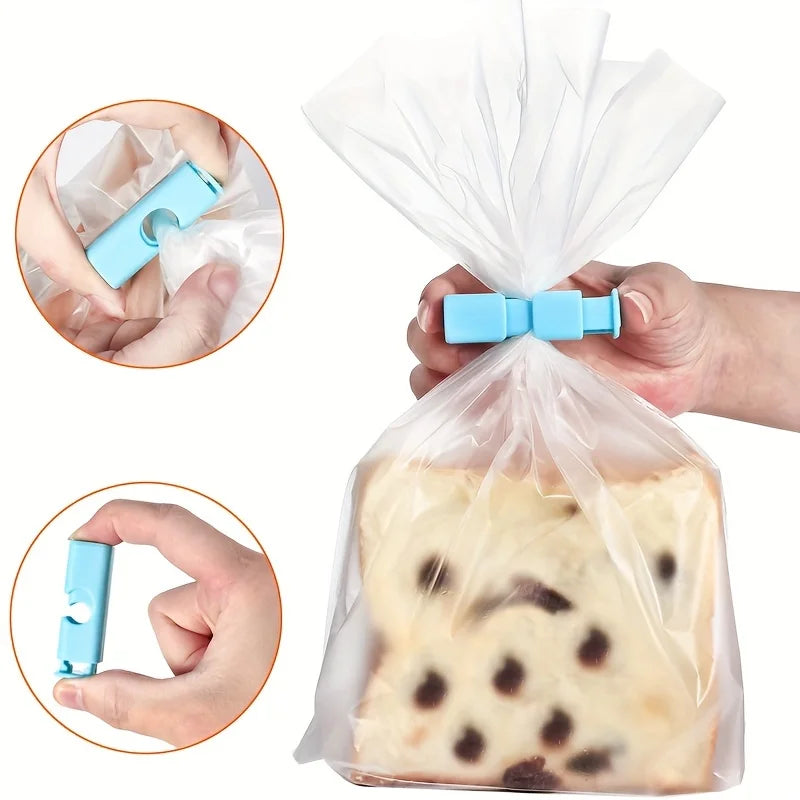 4/20pcs Food Sealing Clips Reusable Fresh Food Storage Tools Plastic Bag Sealer Clamp for Snack Bread Clip Home Kitchen Gadgets