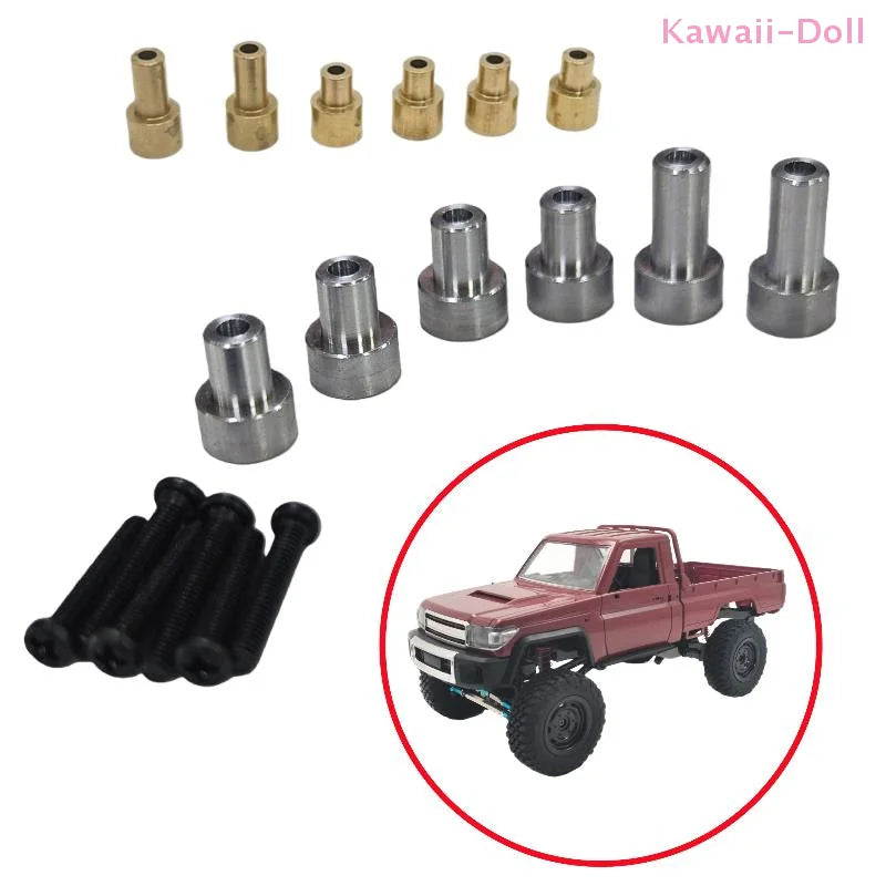 1 Set MN82 MN82S Metal Car Shell Raise The Column Heighten Bracket For 1/12 Modified lifestyle view