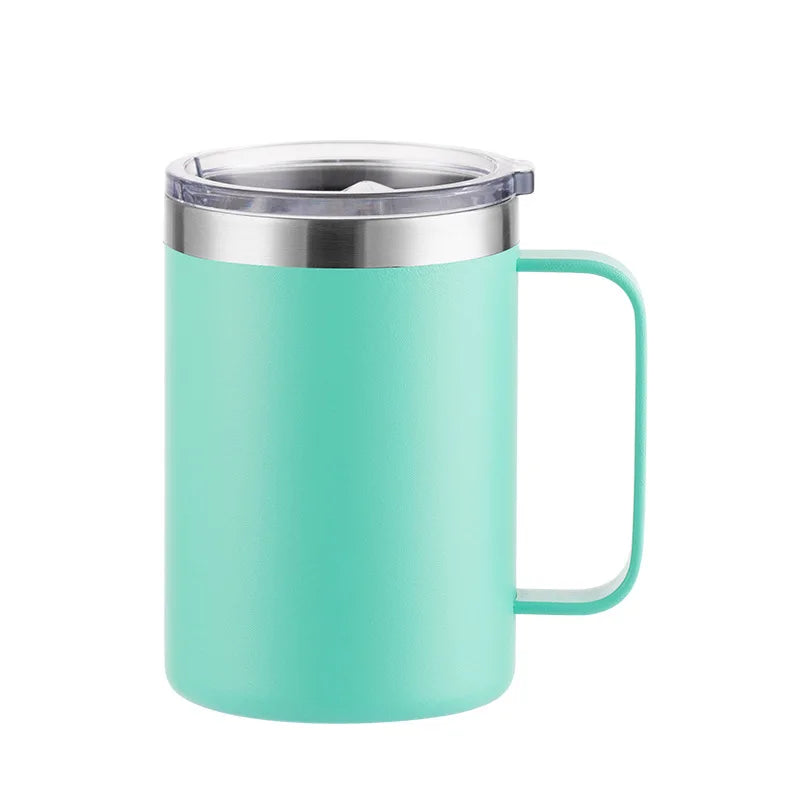 New Double Wall Stainless Steel Coffee Mug 12oz 16oz Tea Cup 350ml 450ml Insulated Th lifestyle view