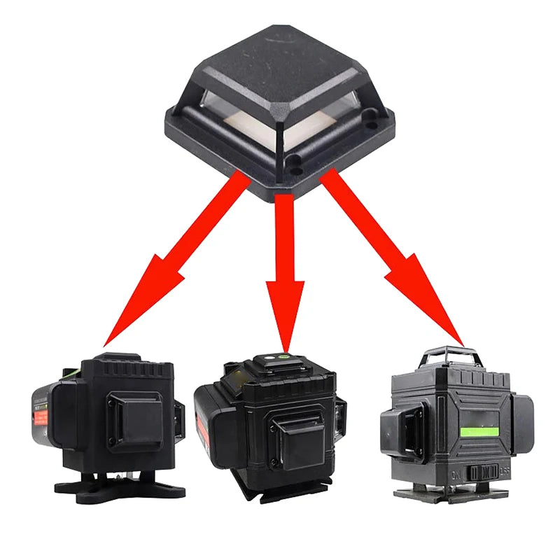 1Set Laser Level Protective Glass For 4D Laser Waterproof Self Leveling Vertical An additional angle