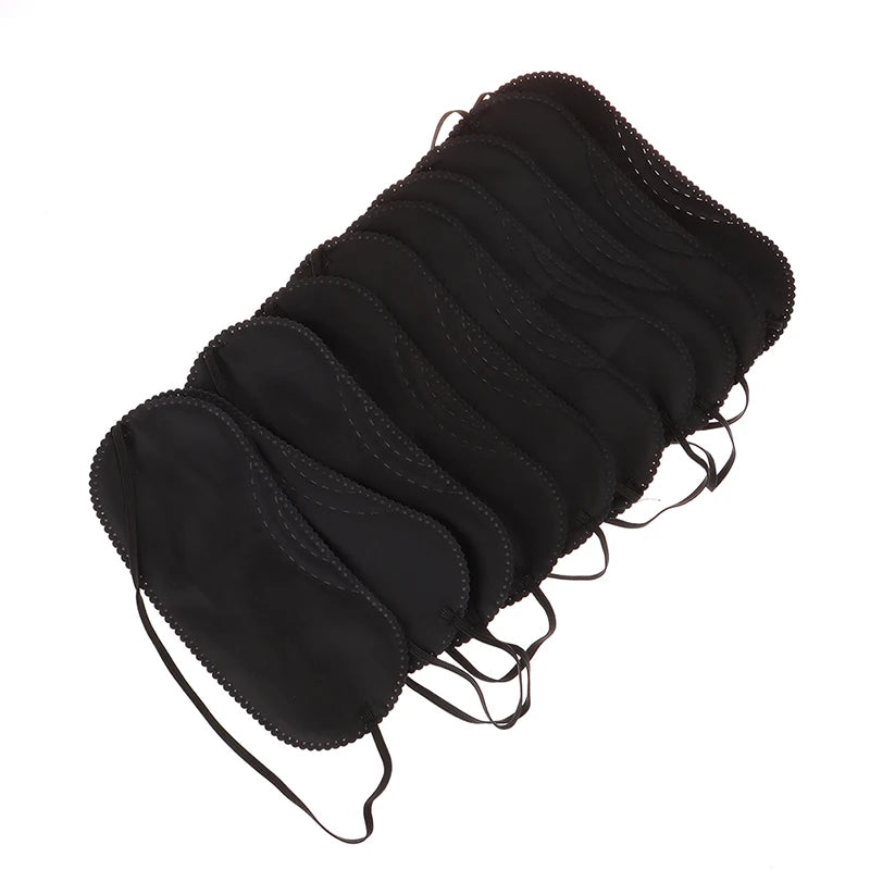 Sleep Eye Mask for Men Women | 10 Pack Travel Eyeshade lifestyle view