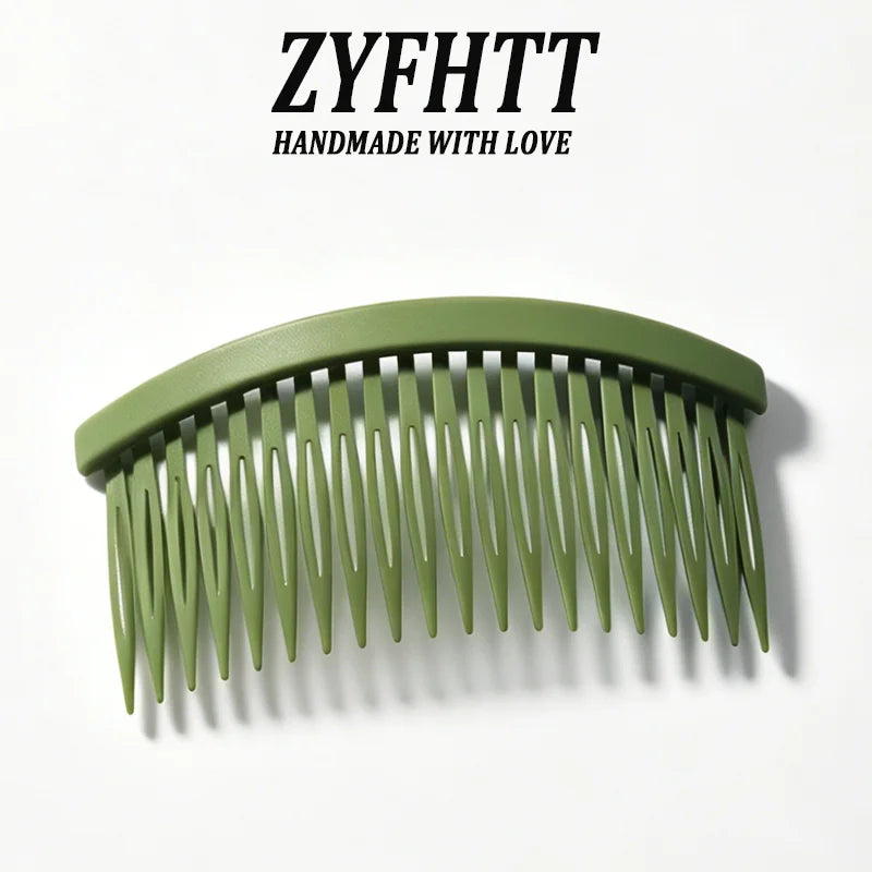 1/3pcs ZYFHTT Solid Color Acrylic Hair Clips for Women Versatile Elegant Hair Stick Fash detail view