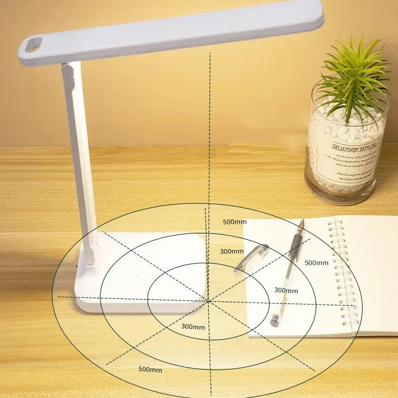 LED Foldable Desk Lamp with Touch Controls | Eye-Care Reading Light detail view